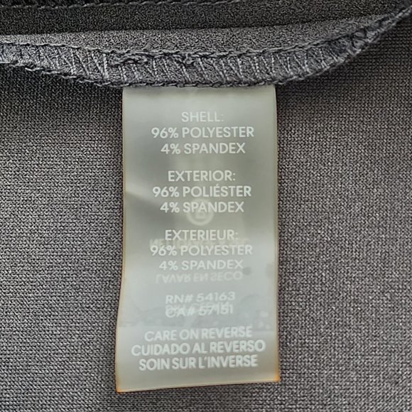 NWT Calvin Klein Sheath Midi Dress 12 Classic Black Sleeveless - Picture 7 of 9